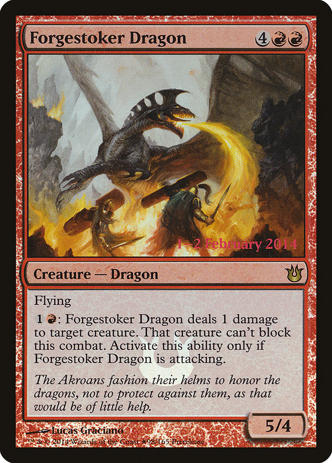 Forgestoker Dragon [Born of the Gods Prerelease Promos] | I Want That Stuff Brandon