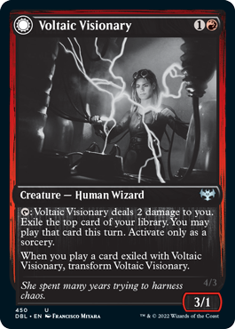Voltaic Visionary // Volt-Charged Berserker [Innistrad: Double Feature] | I Want That Stuff Brandon