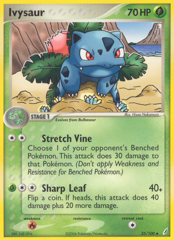 Ivysaur (35/100) [EX: Crystal Guardians] | I Want That Stuff Brandon