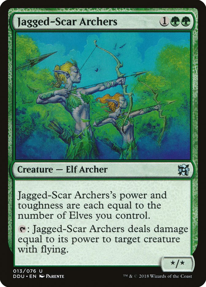 Jagged-Scar Archers [Duel Decks: Elves vs. Inventors] | I Want That Stuff Brandon