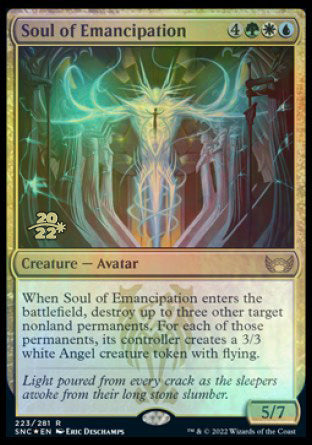 Soul of Emancipation [Streets of New Capenna Prerelease Promos] | I Want That Stuff Brandon