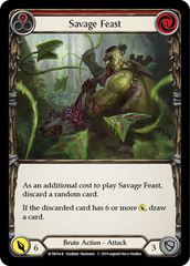 Savage Feast (Red) [WTR014-R] Alpha Print Rainbow Foil | I Want That Stuff Brandon