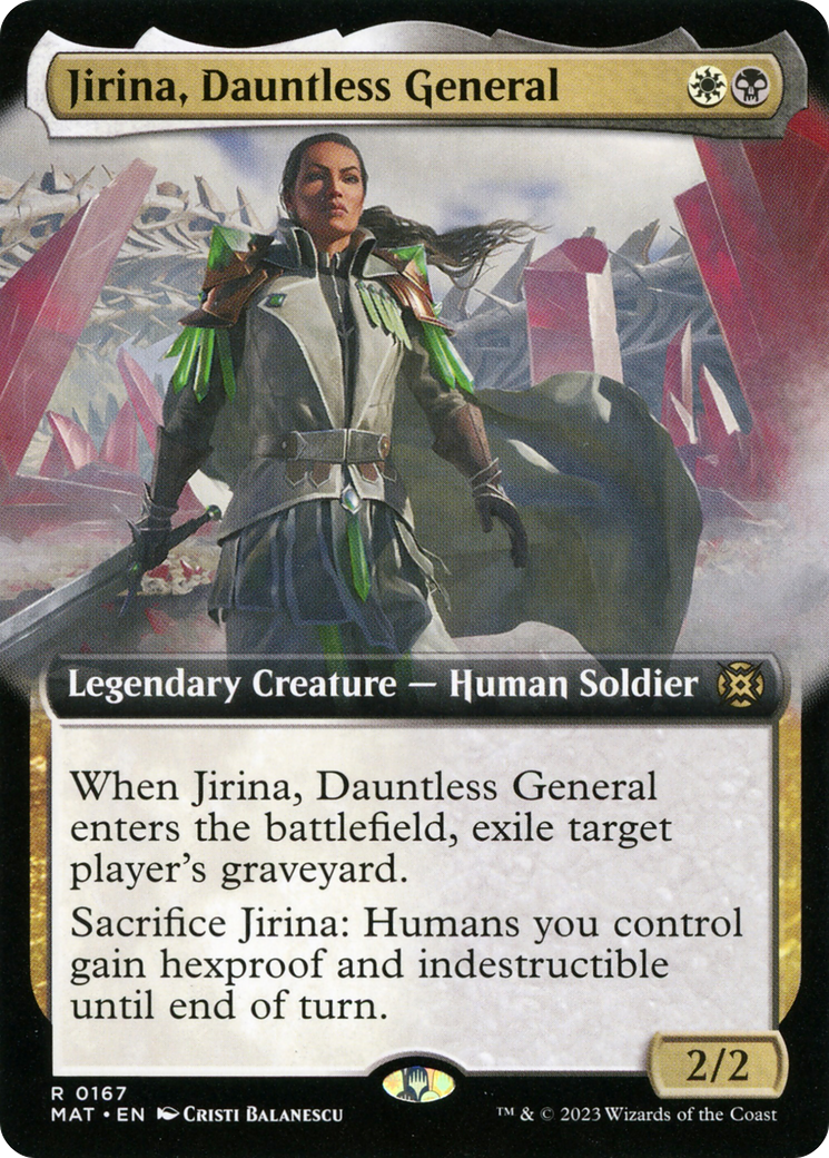 Jirina, Dauntless General (Extended Art) [March of the Machine: The Aftermath] | I Want That Stuff Brandon