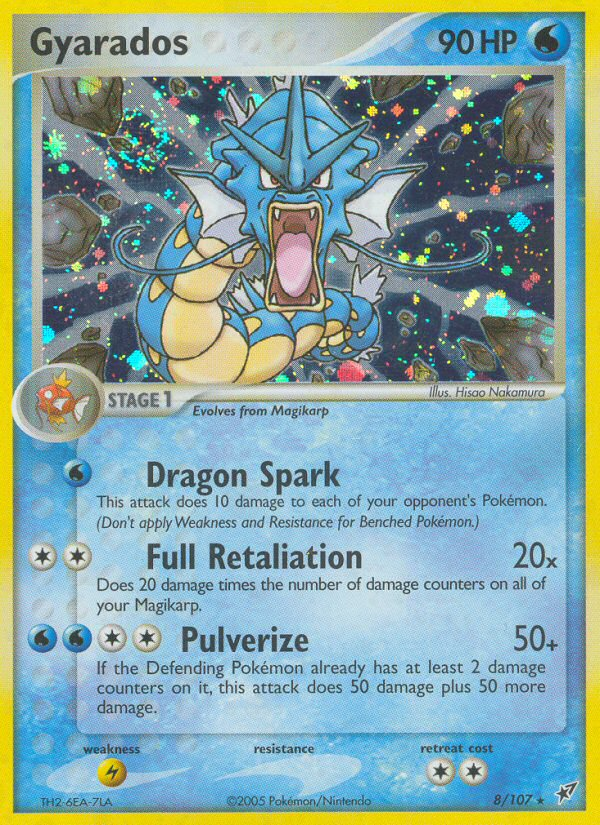 Gyarados (8/107) [EX: Deoxys] | I Want That Stuff Brandon