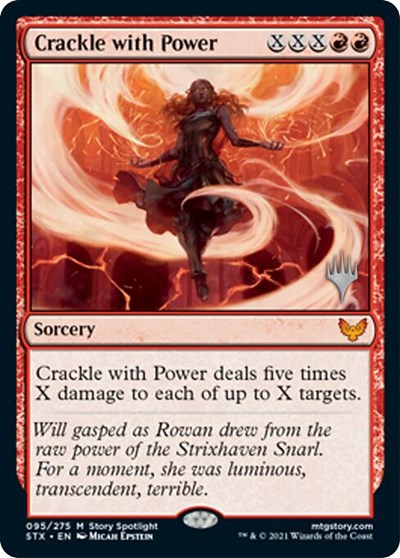 Crackle with Power (Promo Pack) [Strixhaven: School of Mages Promos] | I Want That Stuff Brandon