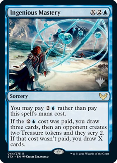 Ingenious Mastery (Promo Pack) [Strixhaven: School of Mages Promos] | I Want That Stuff Brandon