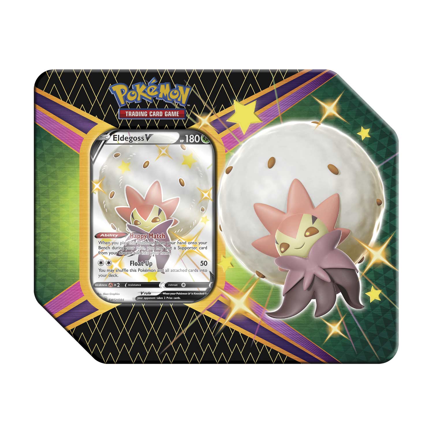 Shining Fates - Collector's Tin (Eldegoss V) | I Want That Stuff Brandon