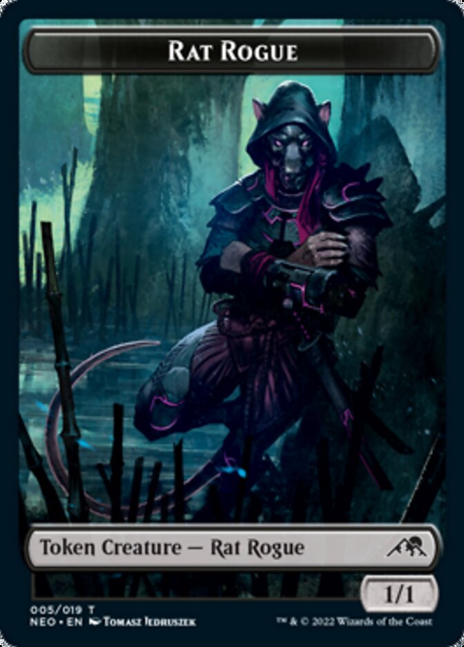 Rat Rogue Token [Kamigawa: Neon Dynasty Tokens] | I Want That Stuff Brandon