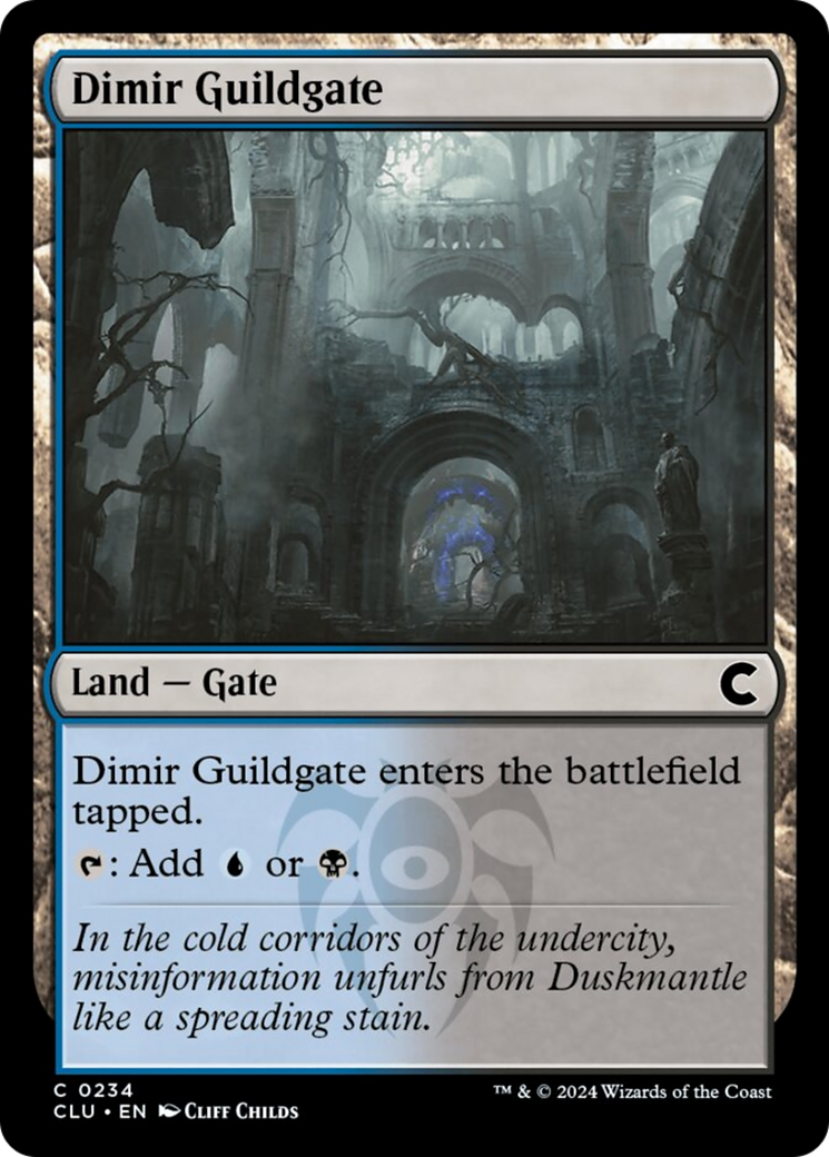 Dimir Guildgate [Ravnica: Clue Edition] | I Want That Stuff Brandon