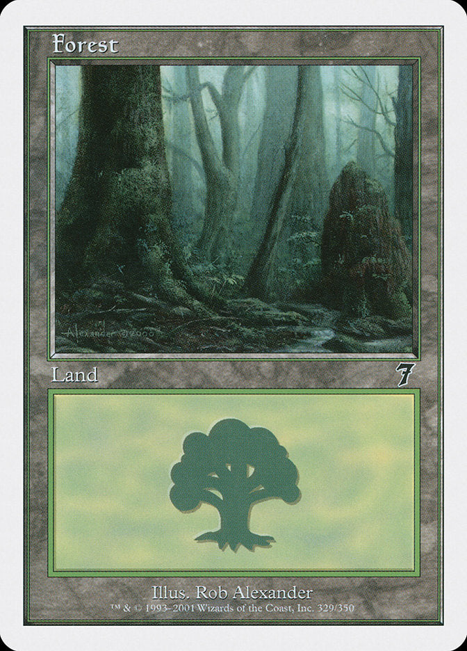 Forest (329) [Seventh Edition] | I Want That Stuff Brandon