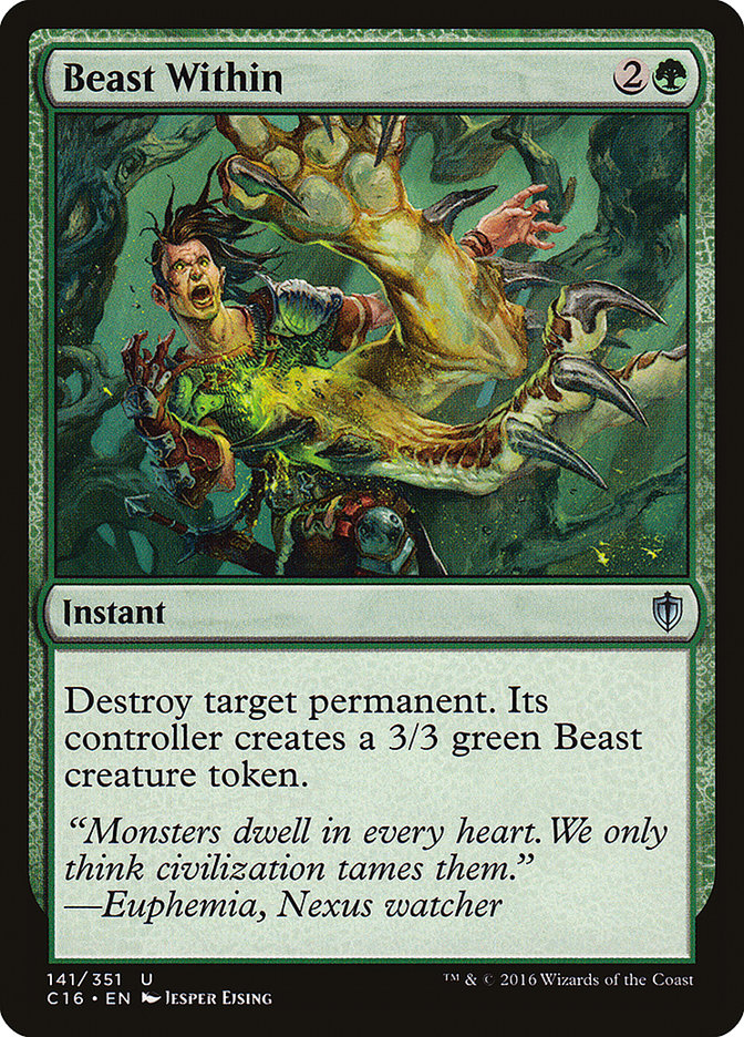 Beast Within [Commander 2016] | I Want That Stuff Brandon