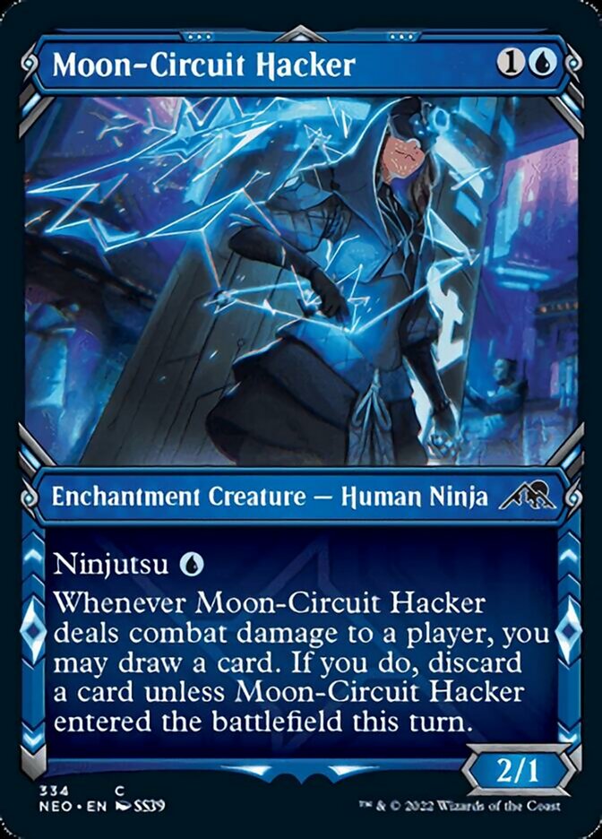Moon-Circuit Hacker (Showcase Ninja) [Kamigawa: Neon Dynasty] | I Want That Stuff Brandon