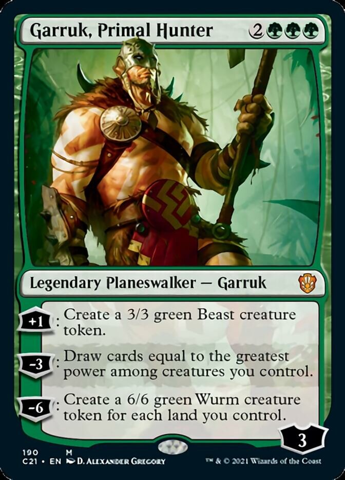 Garruk, Primal Hunter [Commander 2021] | I Want That Stuff Brandon