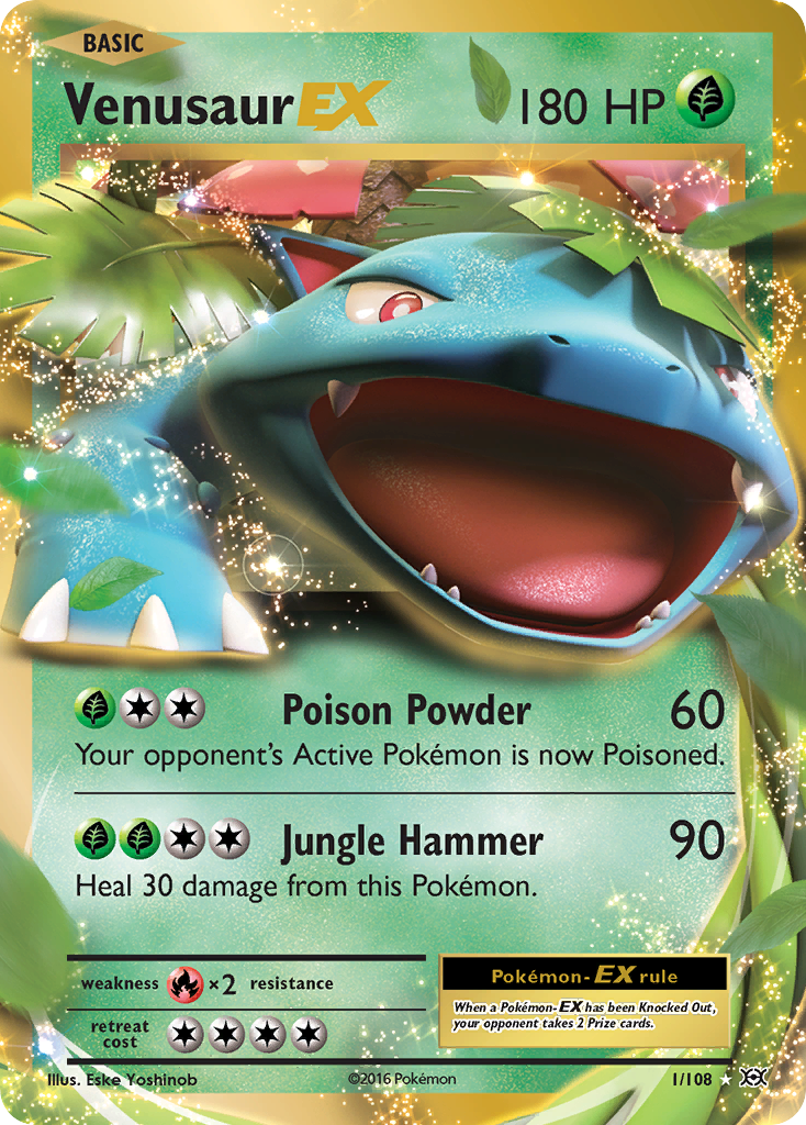 Venusaur EX (1/108) [XY: Evolutions] | I Want That Stuff Brandon