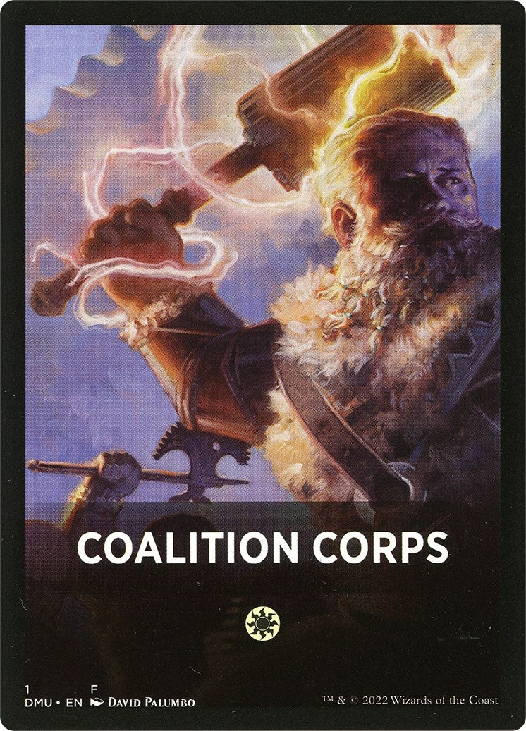 Coalition Corps Theme Card [Dominaria United Tokens] | I Want That Stuff Brandon