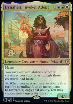 Dynaheir, Invoker Adept [Commander Legends: Battle for Baldur's Gate Prerelease Promos] | I Want That Stuff Brandon