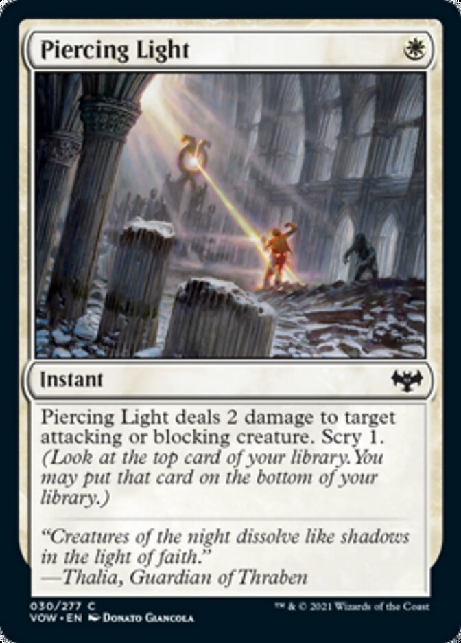 Piercing Light [Innistrad: Crimson Vow] | I Want That Stuff Brandon