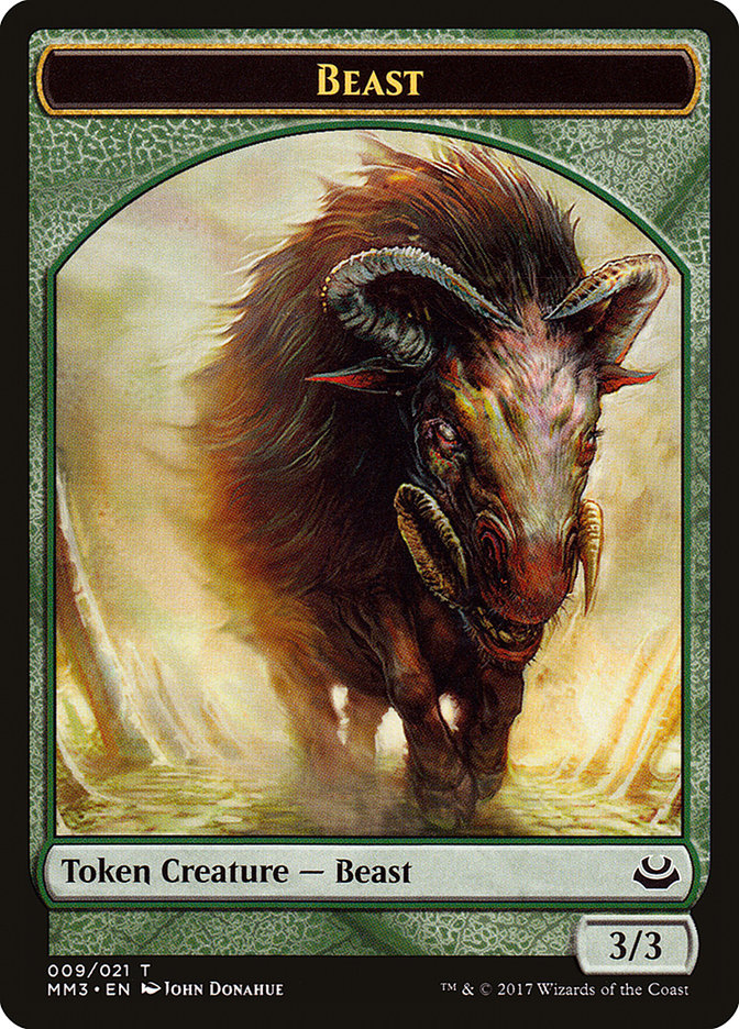 Beast Token (009/021) [Modern Masters 2017 Tokens] | I Want That Stuff Brandon