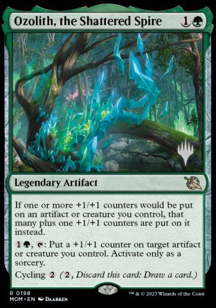 Ozolith, the Shattered Spire (Promo Pack) [March of the Machine Promos] | I Want That Stuff Brandon