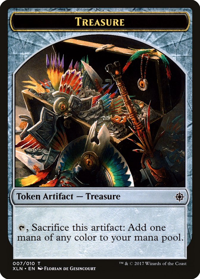 Treasure Token (007/010) [Ixalan Tokens] | I Want That Stuff Brandon