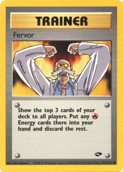 Fervor (124/132) [Gym Challenge Unlimited] | I Want That Stuff Brandon