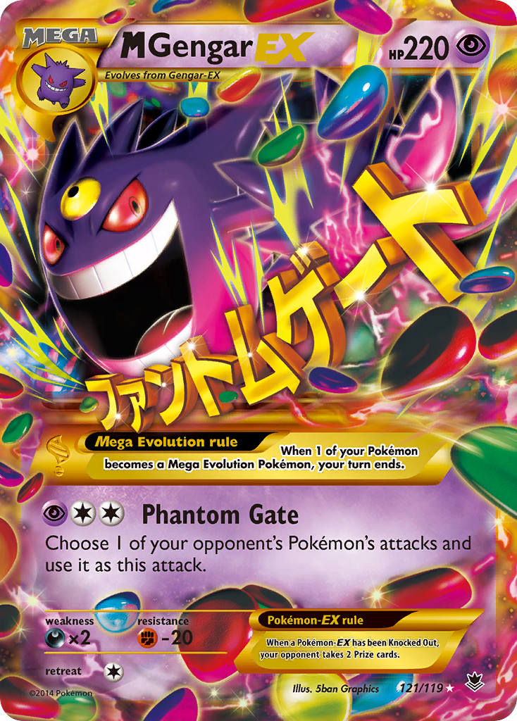 M Gengar EX (121/119) [XY: Phantom Forces] | I Want That Stuff Brandon