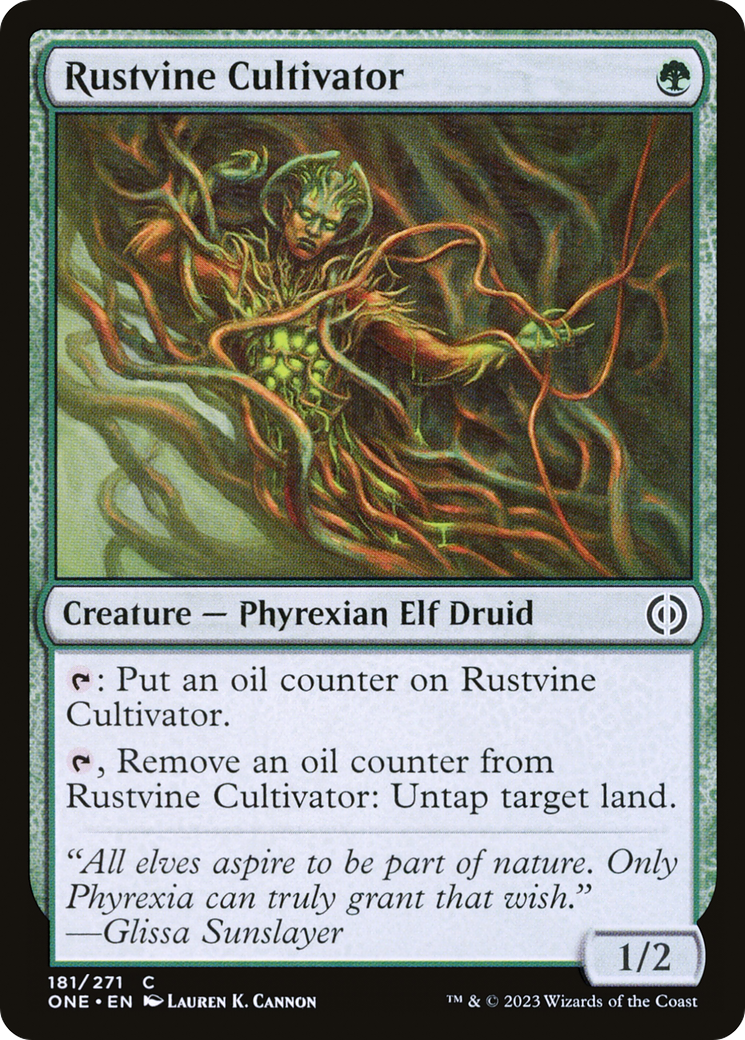 Rustvine Cultivator [Phyrexia: All Will Be One] | I Want That Stuff Brandon