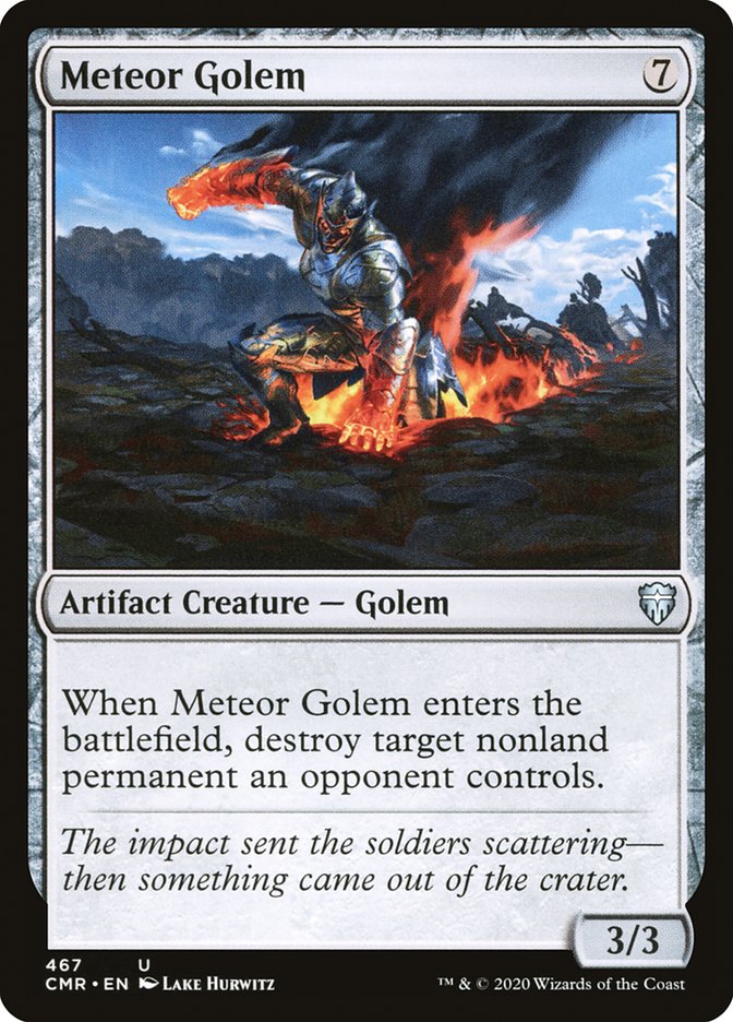 Meteor Golem (467) [Commander Legends] | I Want That Stuff Brandon