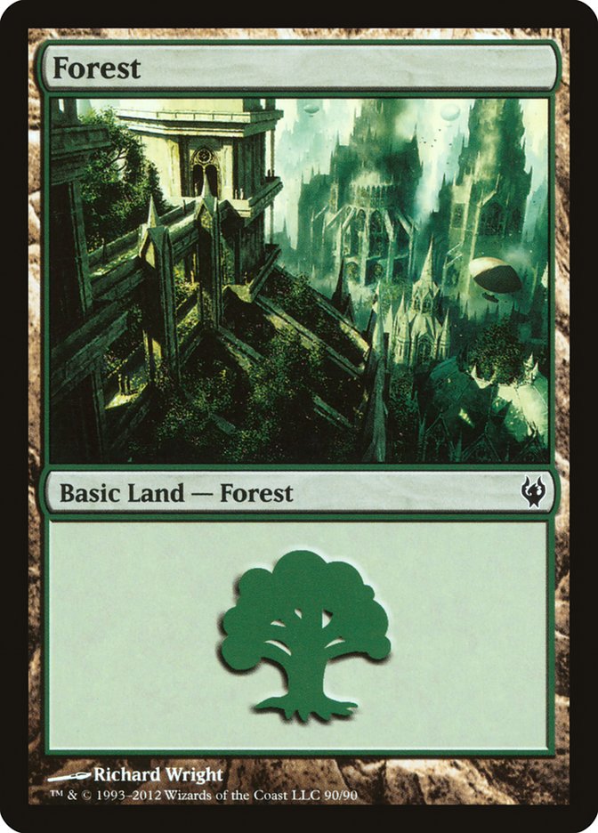 Forest (90) [Duel Decks: Izzet vs. Golgari] | I Want That Stuff Brandon