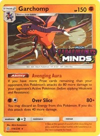 Garchomp (114/236) (Cosmos Holo) [Sun & Moon: Unified Minds] | I Want That Stuff Brandon