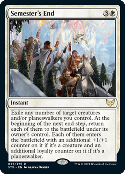 Semester's End (Promo Pack) [Strixhaven: School of Mages Promos] | I Want That Stuff Brandon
