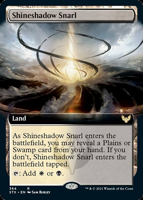 Shineshadow Snarl (Extended Art) [Strixhaven: School of Mages] | I Want That Stuff Brandon