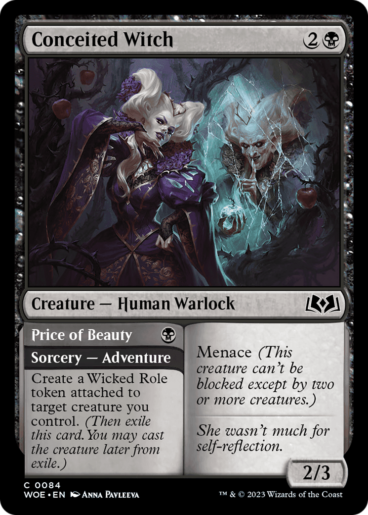 Conceited Witch // Price of Beauty [Wilds of Eldraine] | I Want That Stuff Brandon