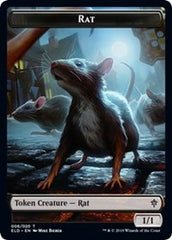 Rat // Food (17) Double-Sided Token [Throne of Eldraine Tokens] | I Want That Stuff Brandon