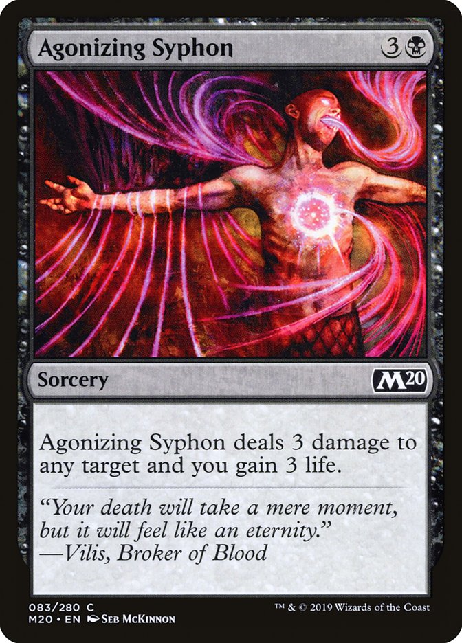 Agonizing Syphon [Core Set 2020] | I Want That Stuff Brandon