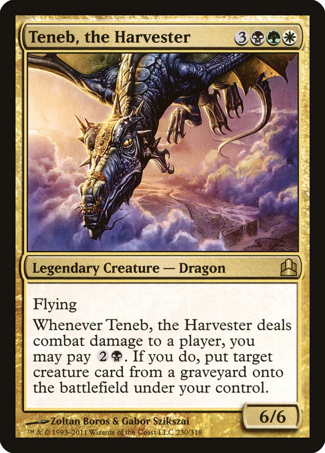 Teneb, the Harvester [Commander 2011] | I Want That Stuff Brandon