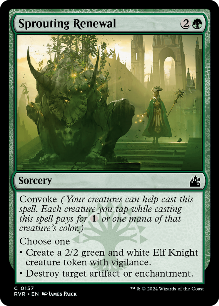 Sprouting Renewal [Ravnica Remastered] | I Want That Stuff Brandon