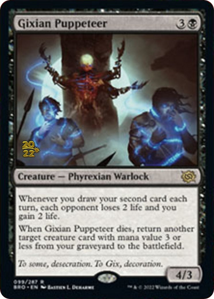 Gixian Puppeteer [The Brothers' War Prerelease Promos] | I Want That Stuff Brandon