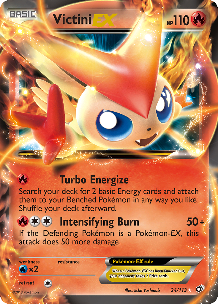 Victini EX (24/113) [Black & White: Legendary Treasures] | I Want That Stuff Brandon