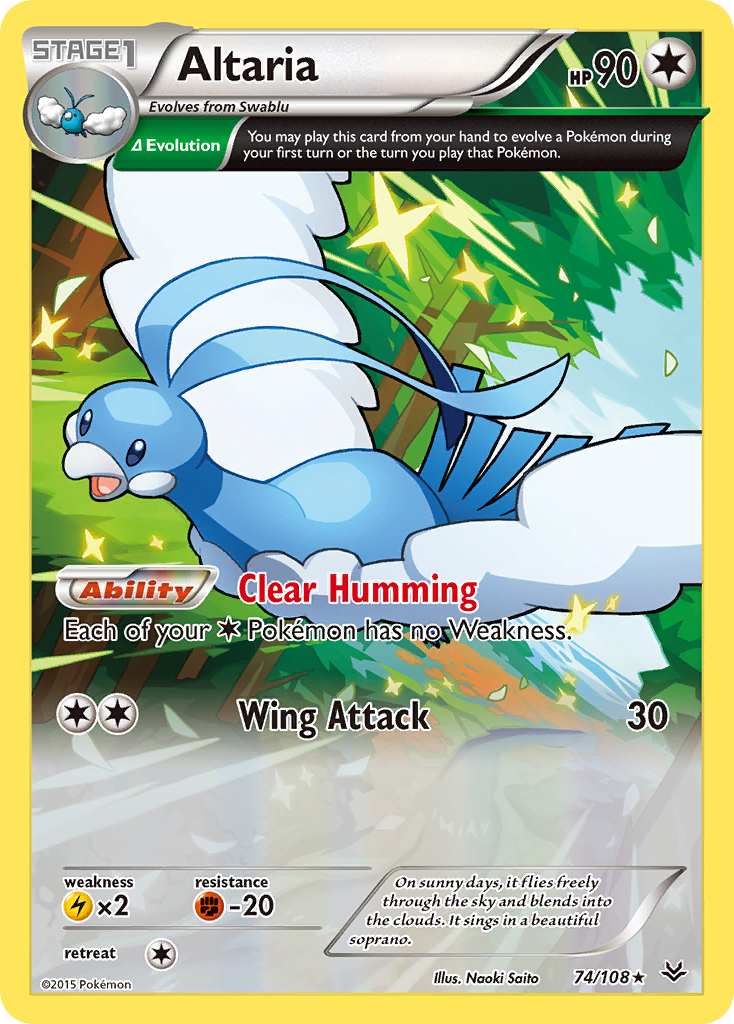 Altaria (74/108) [XY: Roaring Skies] | I Want That Stuff Brandon