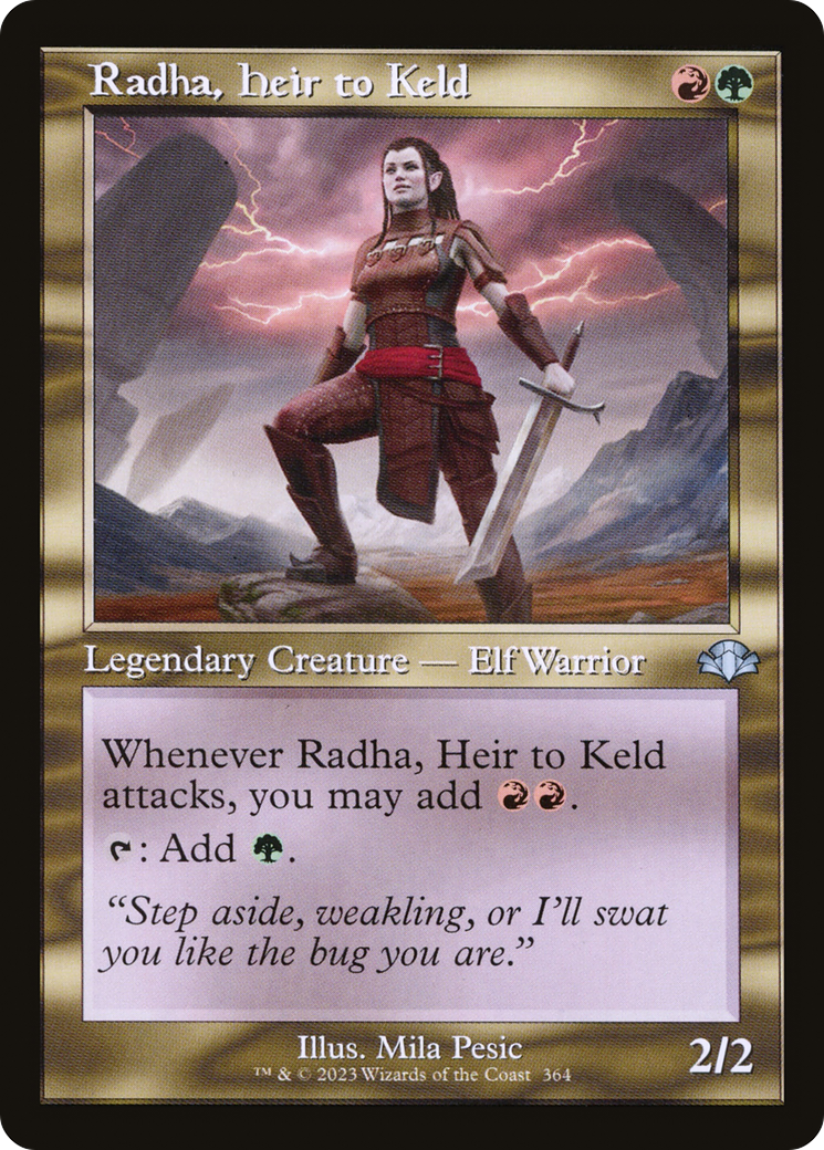 Radha, Heir to Keld (Retro) [Dominaria Remastered] | I Want That Stuff Brandon