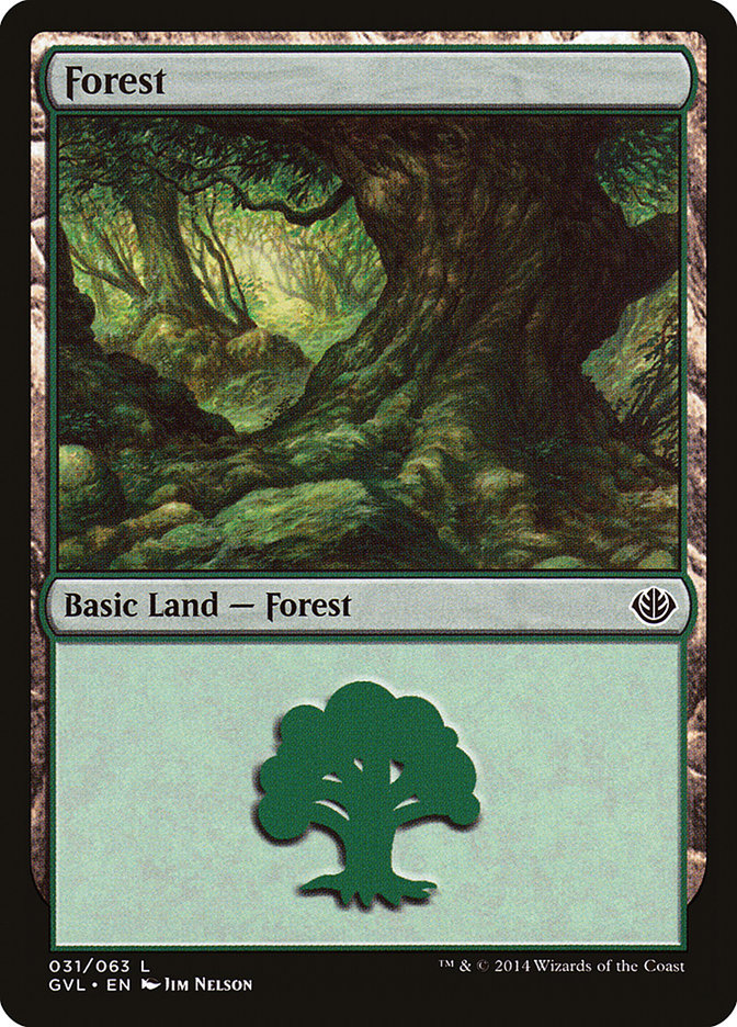 Forest (31) (Garruk vs. Liliana) [Duel Decks Anthology] | I Want That Stuff Brandon