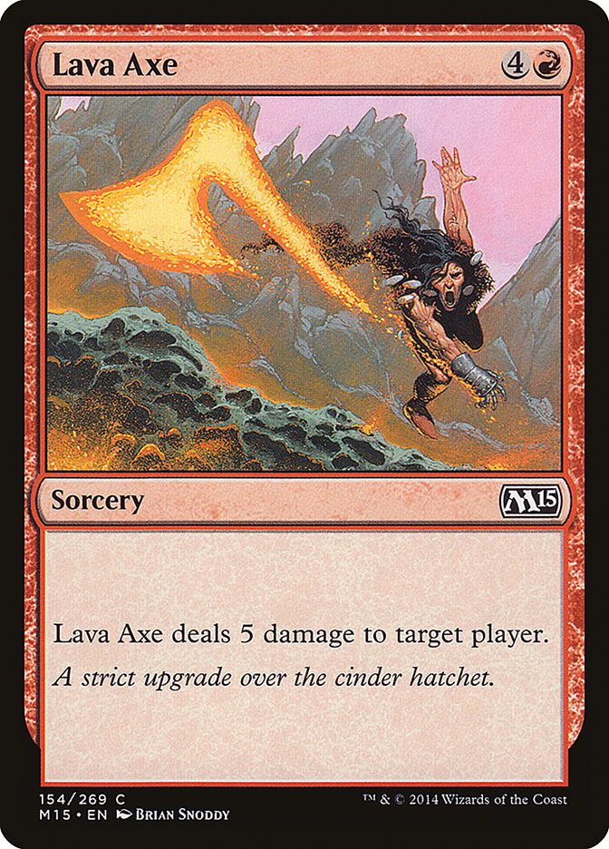 Lava Axe [Magic 2015] | I Want That Stuff Brandon