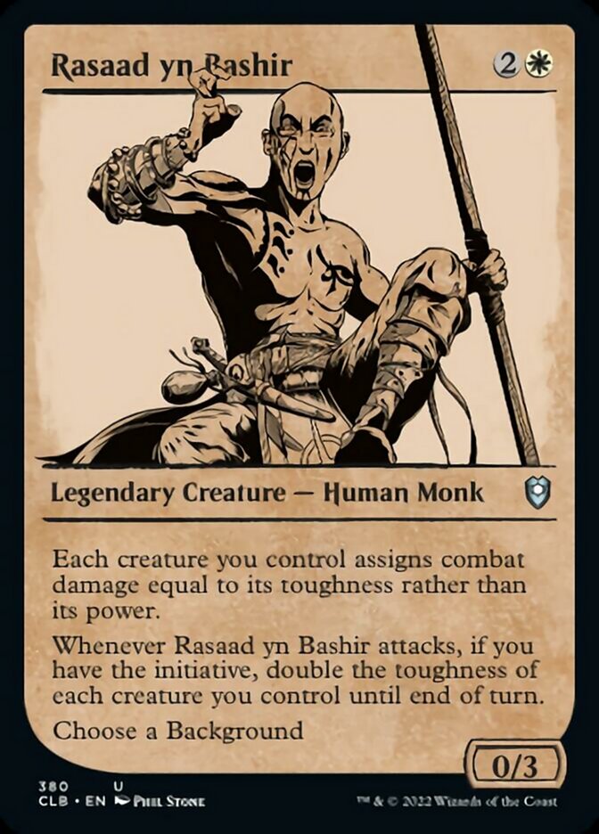 Rasaad yn Bashir (Showcase) [Commander Legends: Battle for Baldur's Gate] | I Want That Stuff Brandon