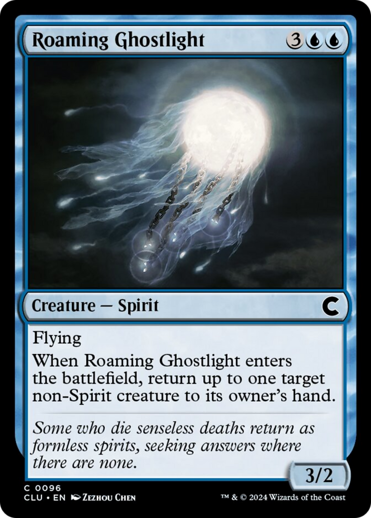 Roaming Ghostlight [Ravnica: Clue Edition] | I Want That Stuff Brandon