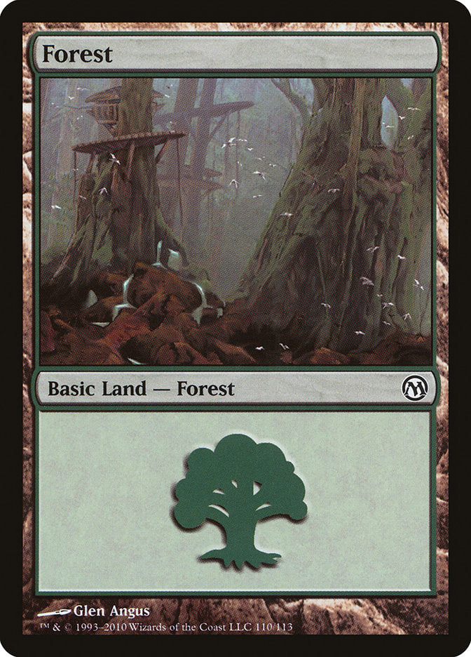 Forest (110) [Duels of the Planeswalkers] | I Want That Stuff Brandon