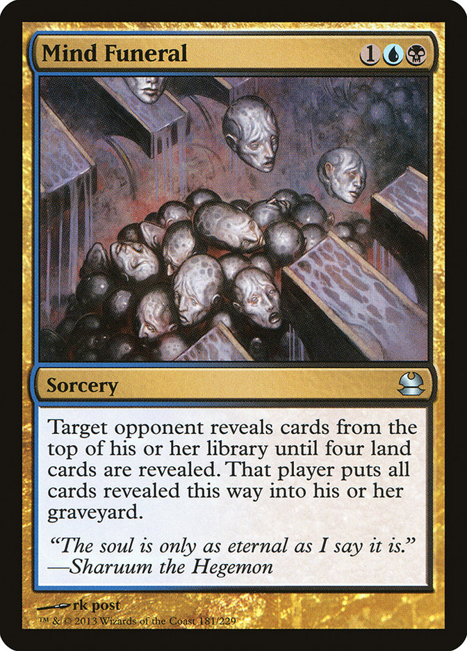 Mind Funeral [Modern Masters] | I Want That Stuff Brandon