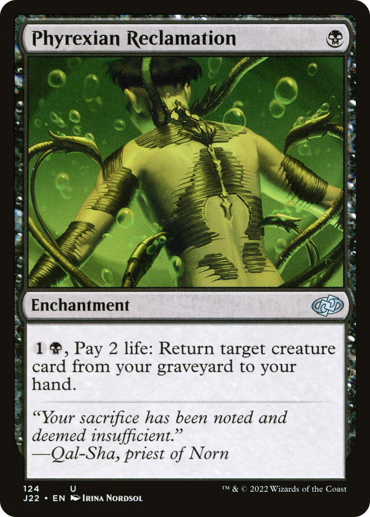 Phyrexian Reclamation [Jumpstart 2022] | I Want That Stuff Brandon