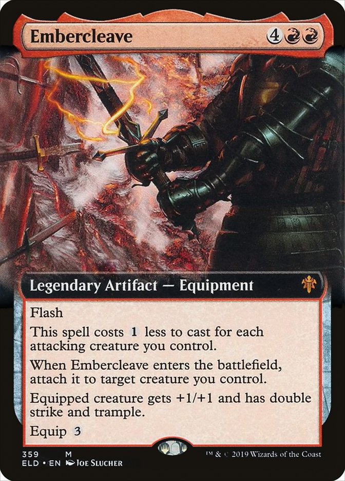 Embercleave (Extended Art) [Throne of Eldraine] | I Want That Stuff Brandon