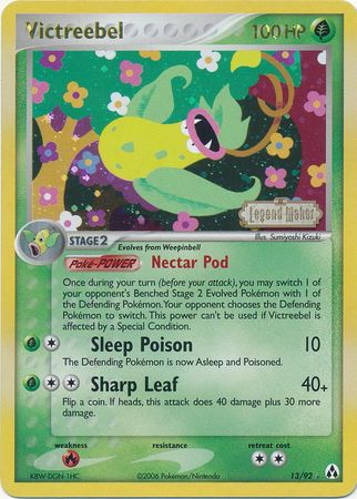 Victreebel (13/92) (Stamped) [EX: Legend Maker] | I Want That Stuff Brandon